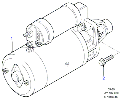 FORD 1 416 205 - Motorino d'avviamento www.autoricambit.com