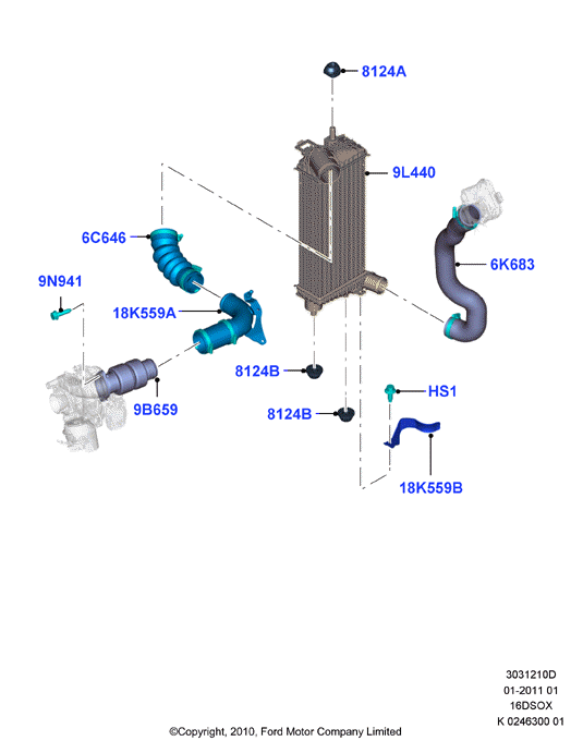 FORD 1778294 - Intercooler www.autoricambit.com