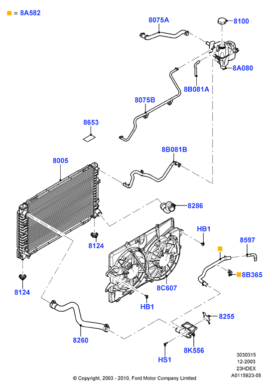 FORD 4098431 - Tappo, serbatoio refrigerante www.autoricambit.com