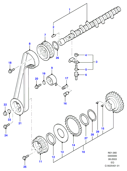 FORD 2033352 - Cinghia dentata www.autoricambit.com