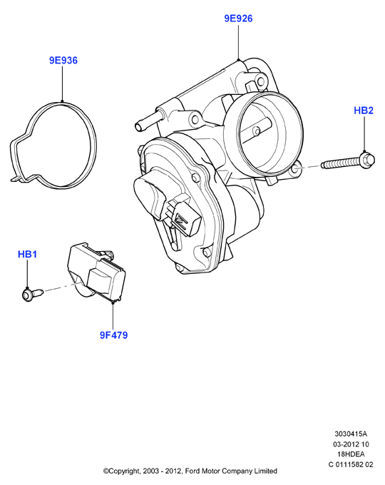 FORD 1253027 - Guarnizione www.autoricambit.com