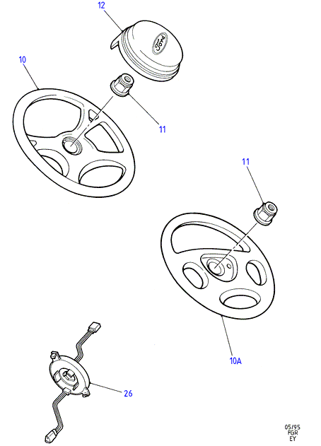 FORD 6993548 - Leva devio guida www.autoricambit.com