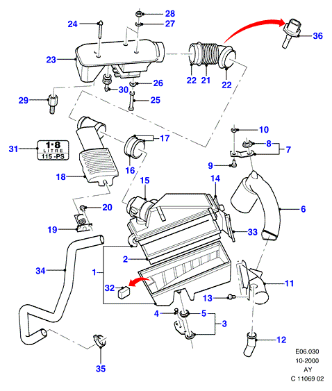 BMW 6 870 153 - Scatola guida www.autoricambit.com