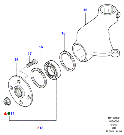 FORD 1 690 328 - Kit giunti, Semiasse www.autoricambit.com