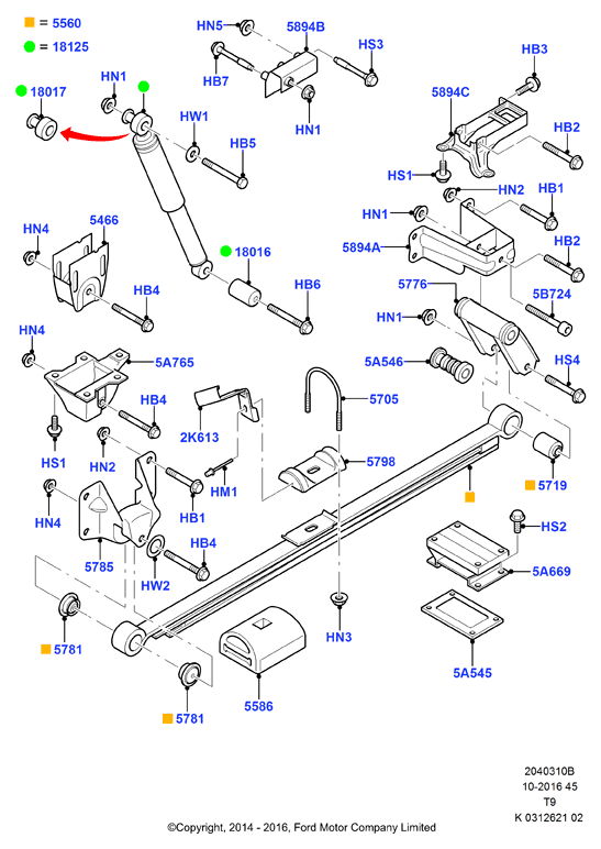 FORD 1445083 - Ammortizzatore www.autoricambit.com