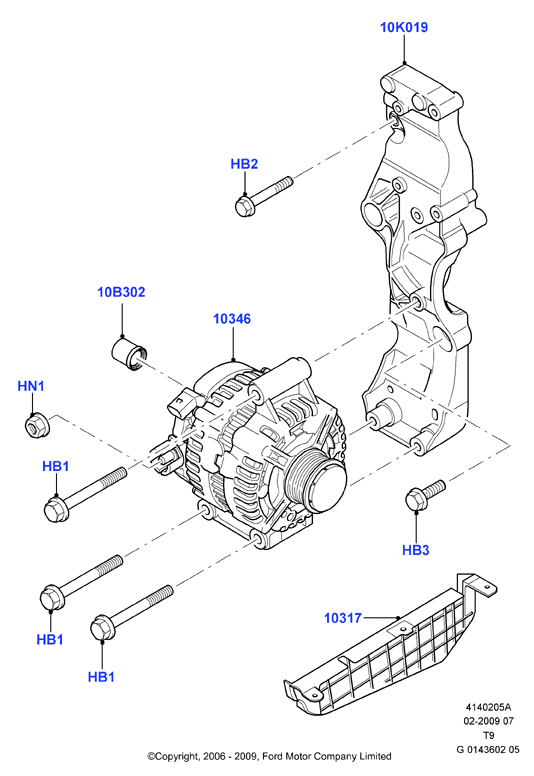 FORD 2097255 - Alternatore www.autoricambit.com