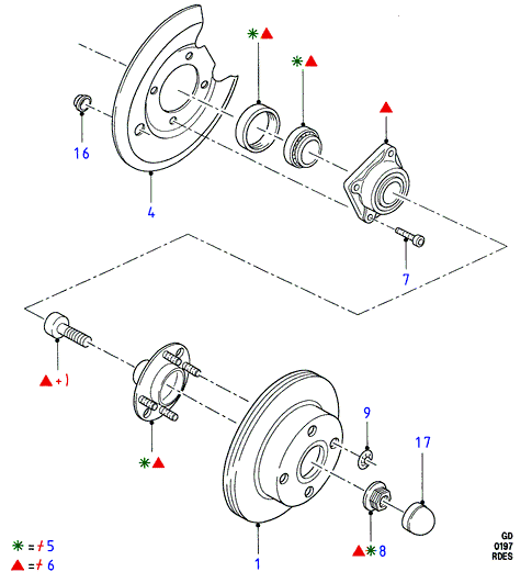 FORD 6186923 - Kit manicotti di guida, Pinza freno www.autoricambit.com