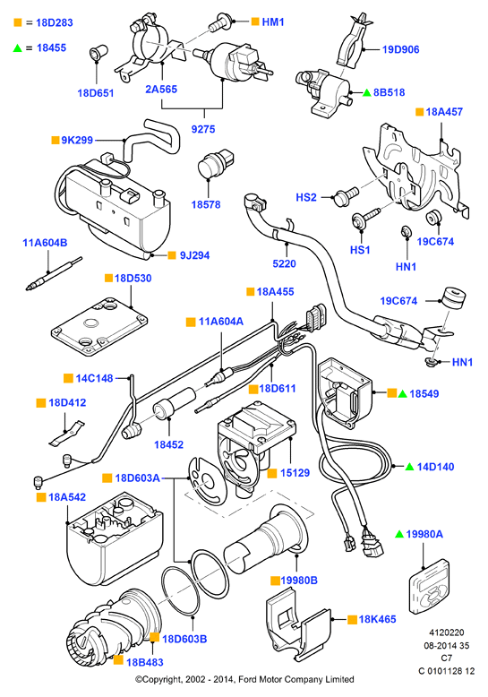 FORD 1417601 - Guarnizione, Collettore aspirazione www.autoricambit.com