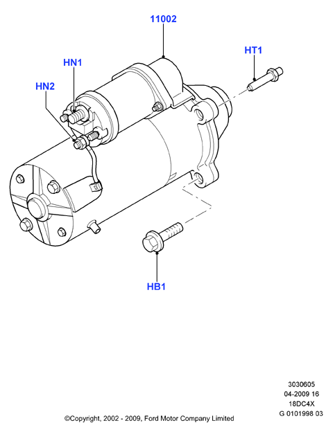 FORD 1477974 - Motorino d'avviamento www.autoricambit.com