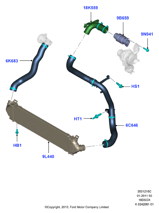 FORD 1746975 - Intercooler www.autoricambit.com