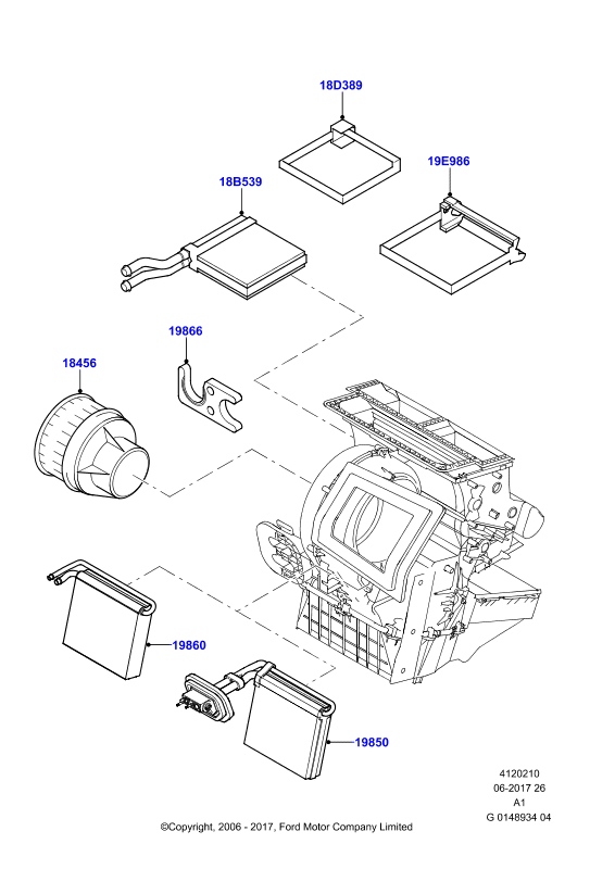 FORD 1 716 612 - Ventilatore abitacolo www.autoricambit.com