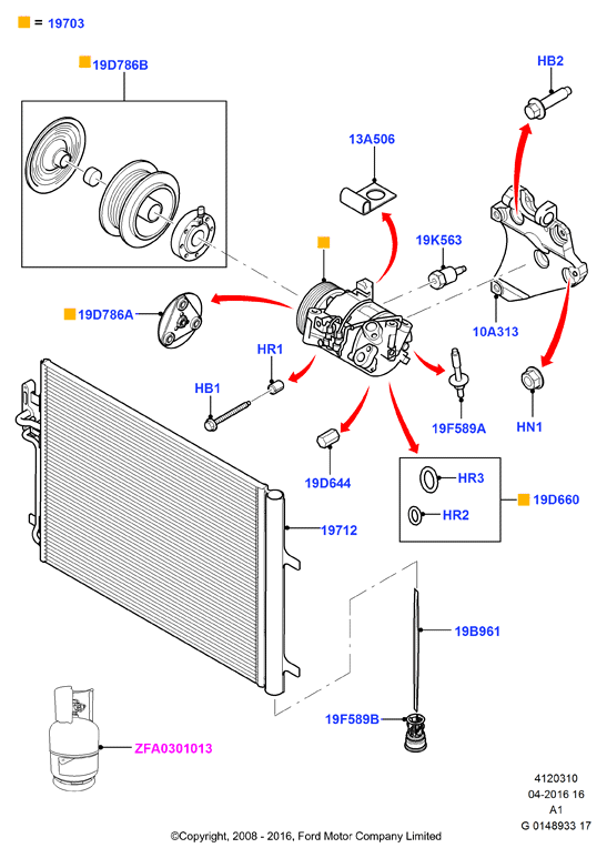 MAZDA 1722070 - Compressore, Climatizzatore www.autoricambit.com