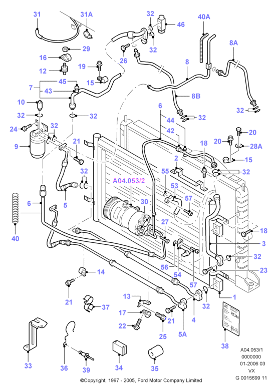 FORD 1 067 111 - Compressore, Climatizzatore www.autoricambit.com