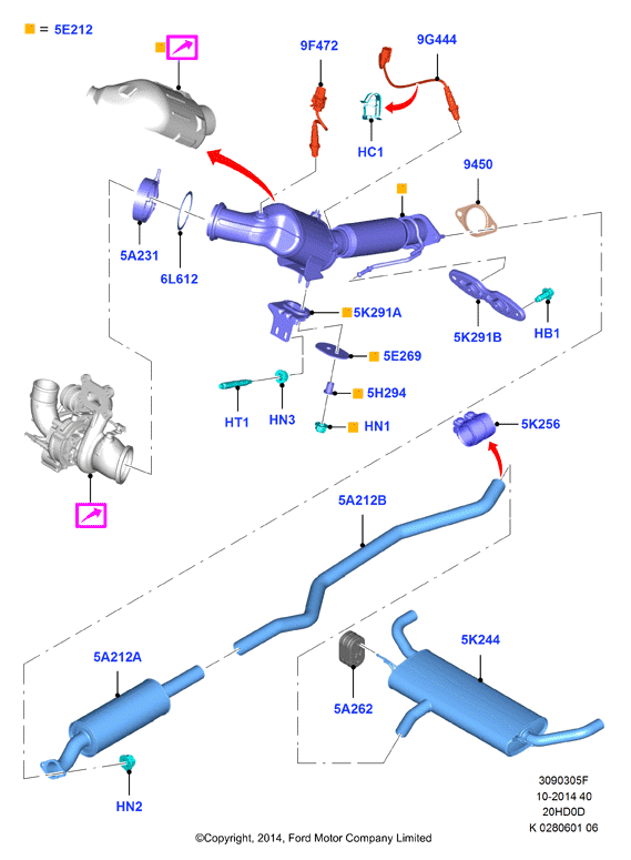 FORD 5144254 - Sonda lambda www.autoricambit.com