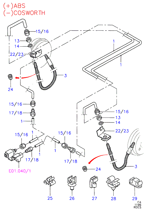 FORD 1075806 - Flessibile del freno www.autoricambit.com