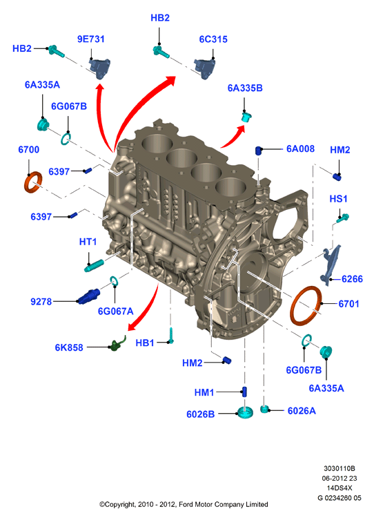 CITROËN 1142359 - Paraolio, Albero a gomiti www.autoricambit.com