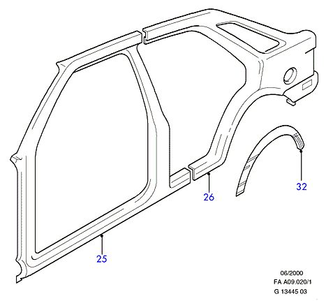 FORD 6136889 - Rivetto d'espansione www.autoricambit.com