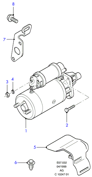 FORD 1416217 - Motorino d'avviamento www.autoricambit.com