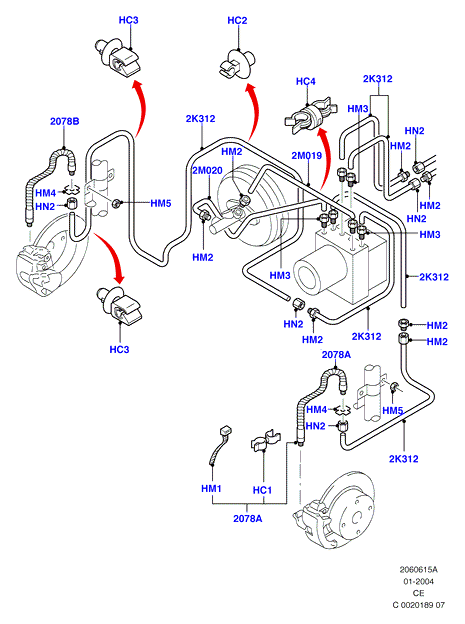 FORD 1066801 - Flessibile del freno www.autoricambit.com