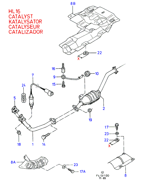 Honda 6159188 - Guarnizione, Tubo gas scarico www.autoricambit.com