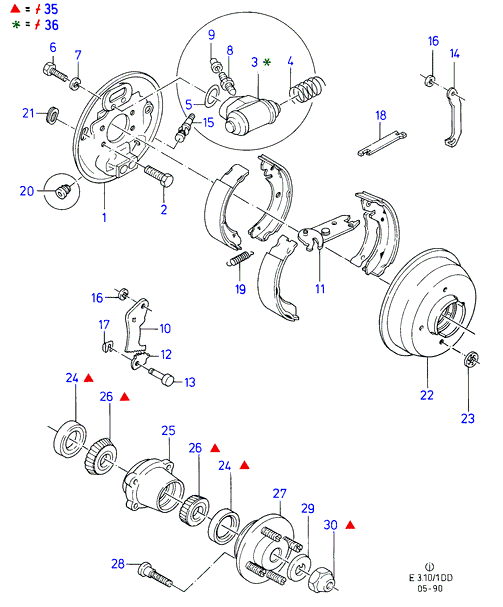 FORD 5020560 - Kit freno, freni a tamburo www.autoricambit.com