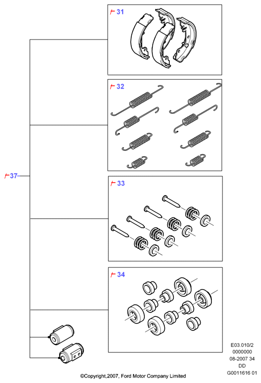 FORD 6140417 - Kit cuscinetto ruota www.autoricambit.com