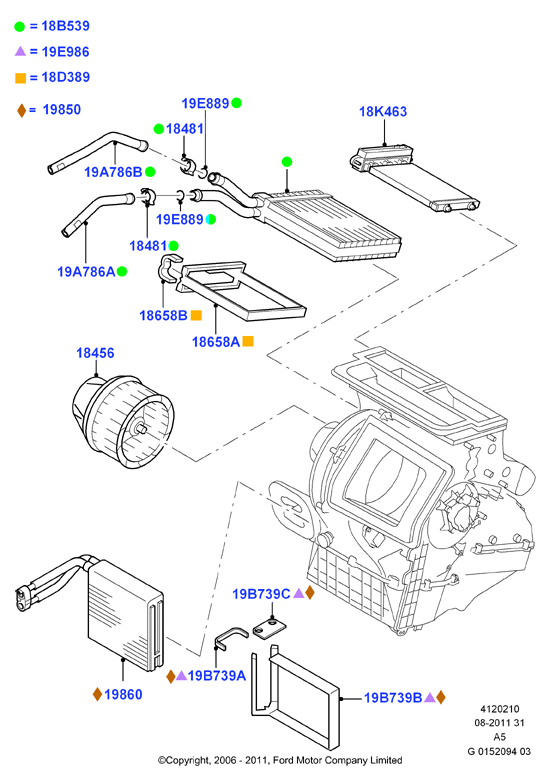 FORD 1 755 160 - Ventilatore abitacolo www.autoricambit.com