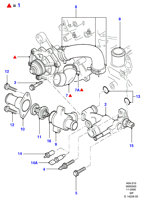 FORD 4 495 428 - Termostato, Refrigerante www.autoricambit.com