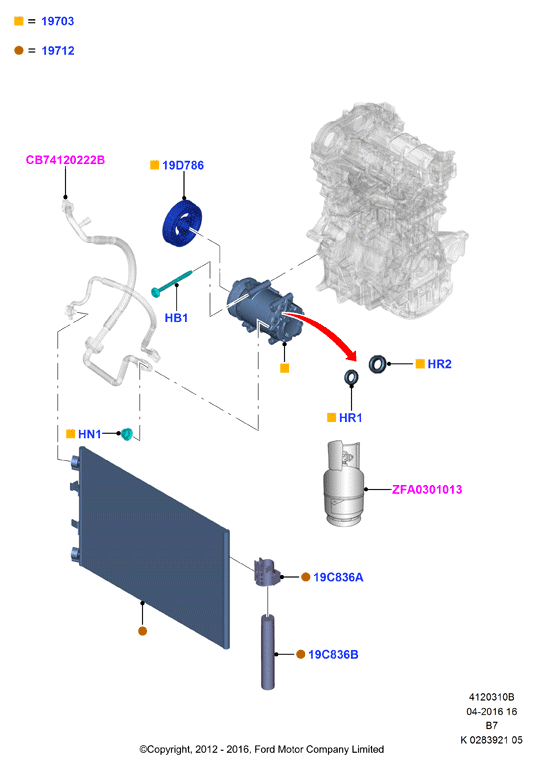 FORD 2100870 - Compressore, Climatizzatore www.autoricambit.com