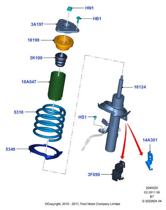 FORD 1826506 - Supporto ammortizzatore a molla www.autoricambit.com