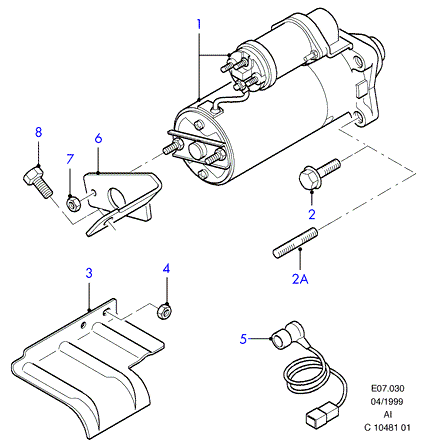 FORD 1 126 987 - Motorino d'avviamento www.autoricambit.com