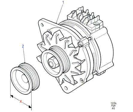 FORD 1406076 - Alternatore www.autoricambit.com