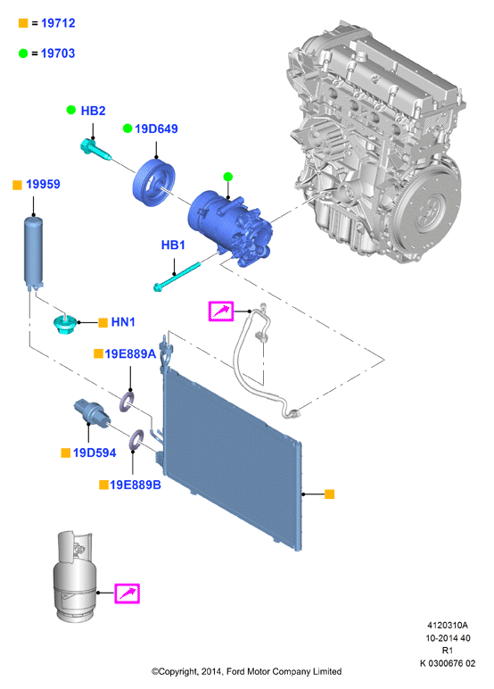 FORD 2 025 775 - Compressore, Climatizzatore www.autoricambit.com