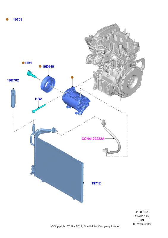 FORD 2021125 - Compressore, Climatizzatore www.autoricambit.com