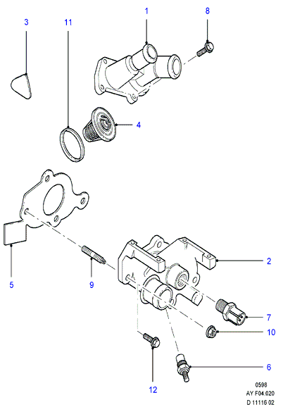 FORD 1493599 - Condotto del refrigerante www.autoricambit.com