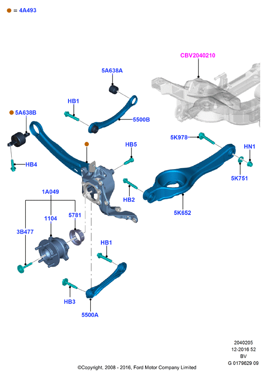 FORD 1502729 - Sospensione a ruote indipendenti www.autoricambit.com