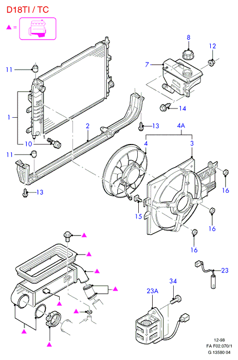 FORD 1055272 - Flessibile radiatore www.autoricambit.com