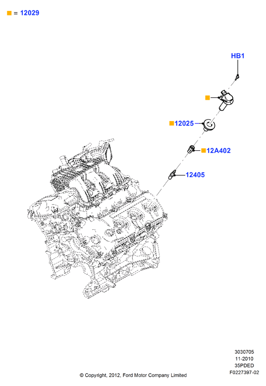 FORD CYFS 12F-5 - Candela accensione www.autoricambit.com