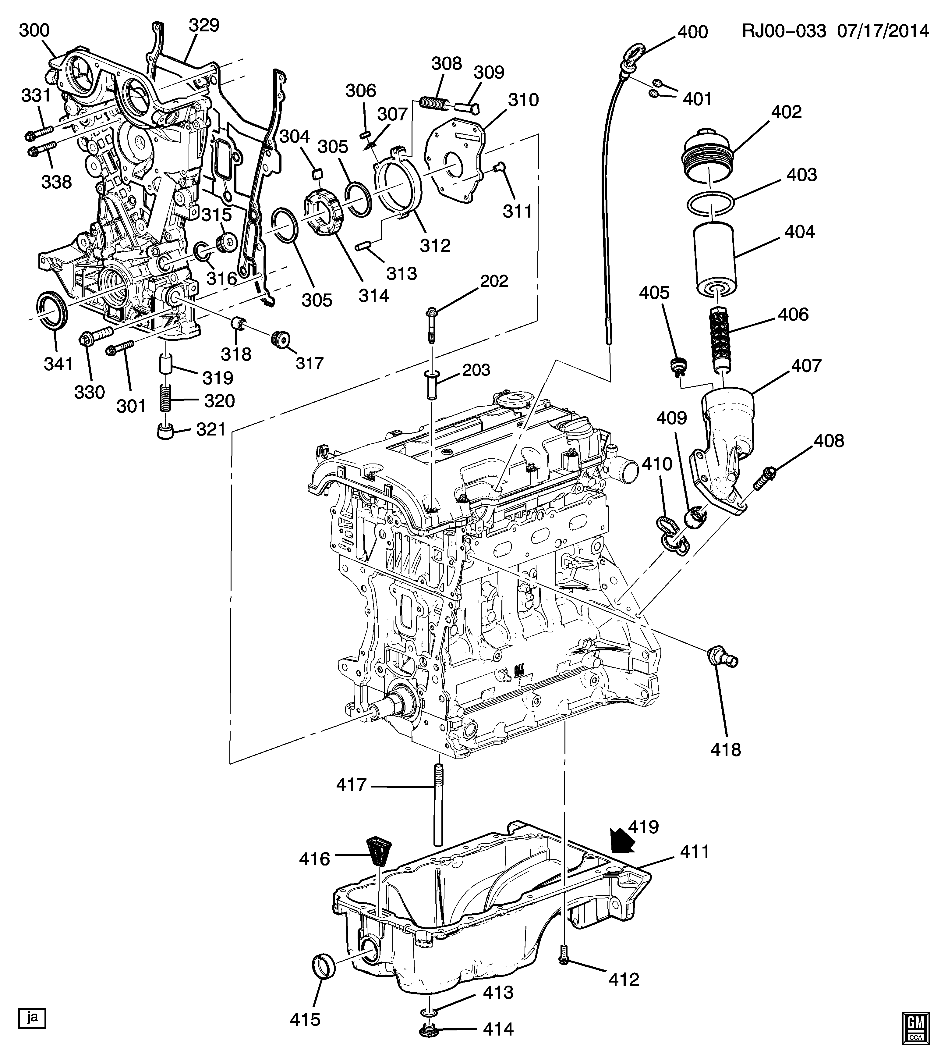 Opel 55 564 509 - Paraolio, Albero a gomiti www.autoricambit.com