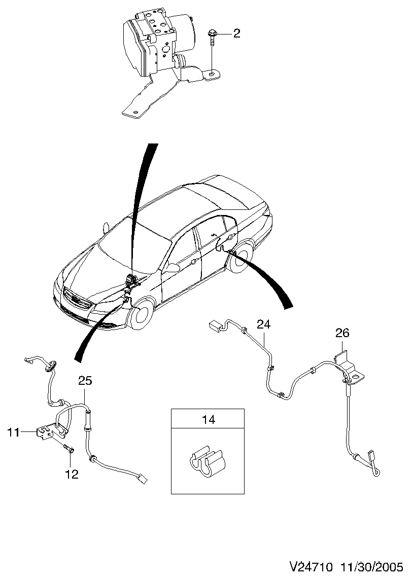 Opel 96287300 - Sensore, N° giri ruota www.autoricambit.com