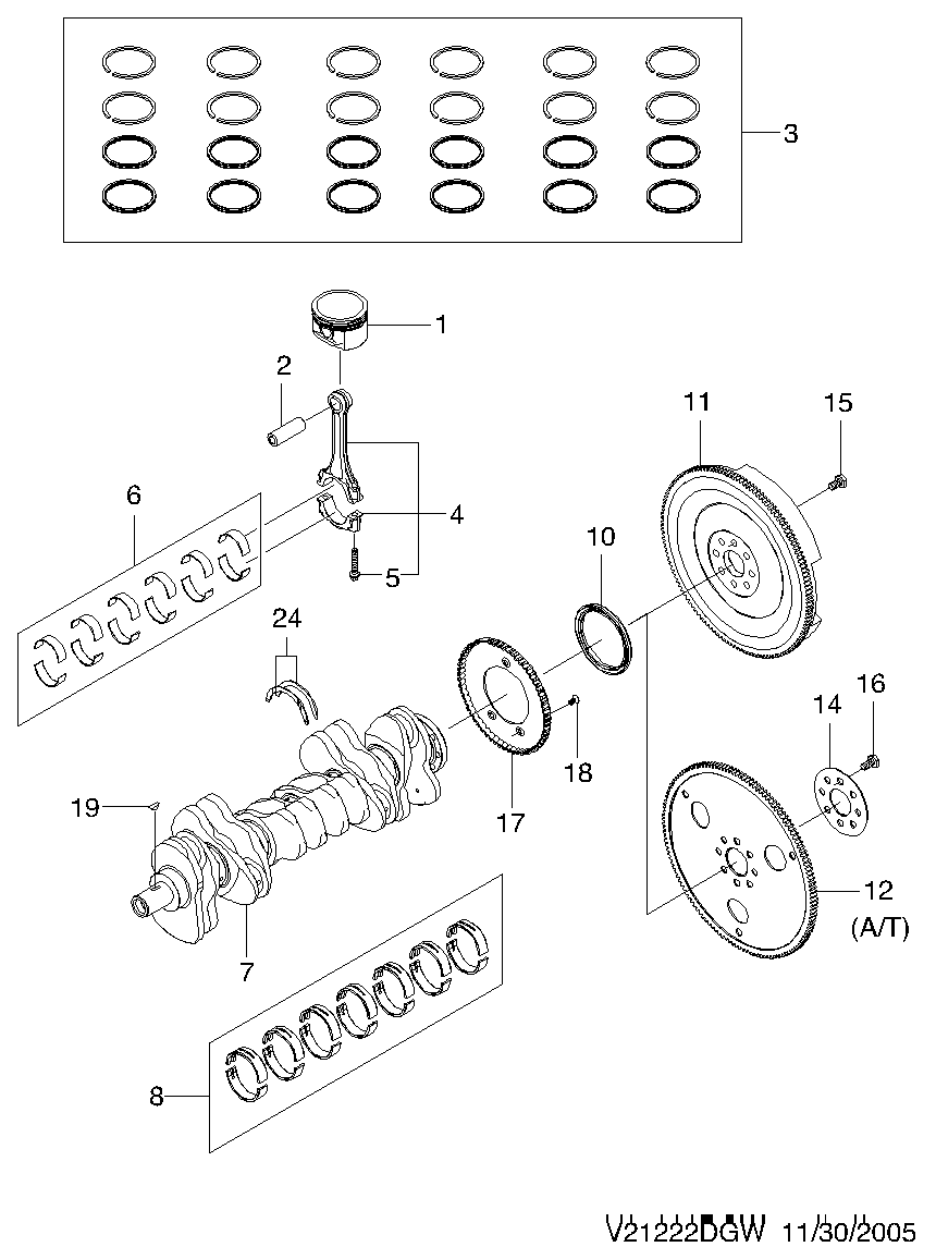 Cadillac 96521516 - SEAL 85x105x8 www.autoricambit.com