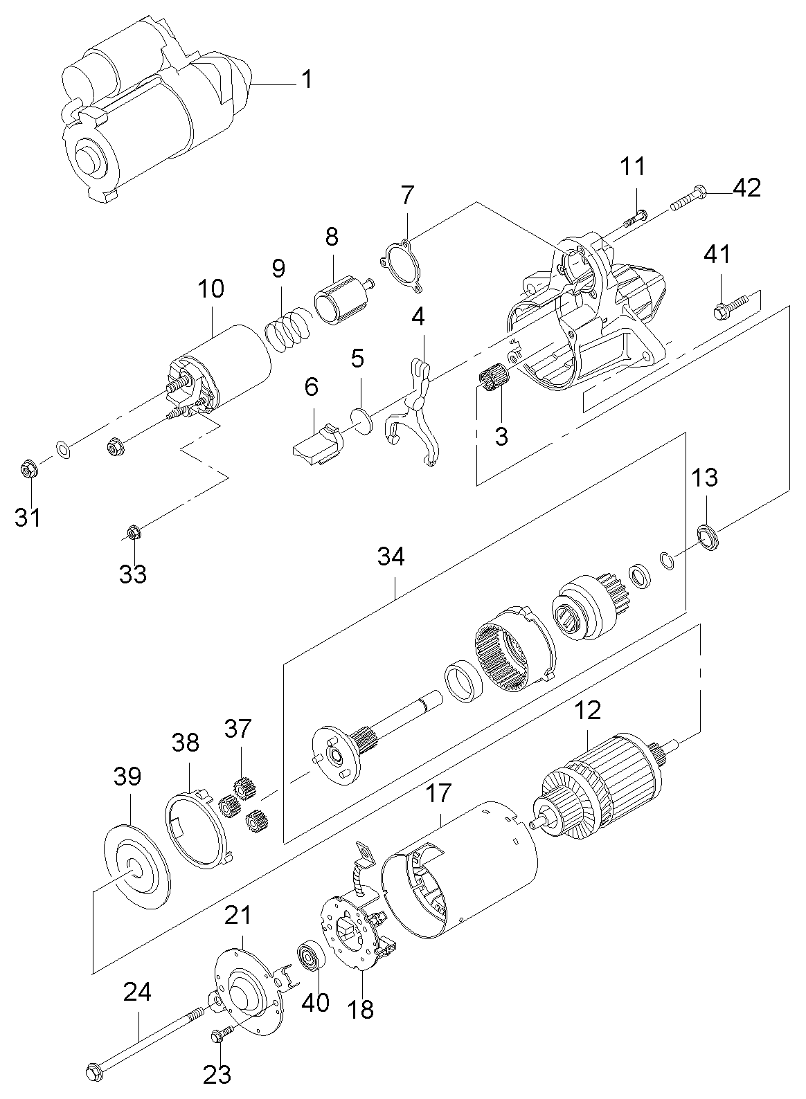 Opel 96208782 - Motorino d'avviamento www.autoricambit.com