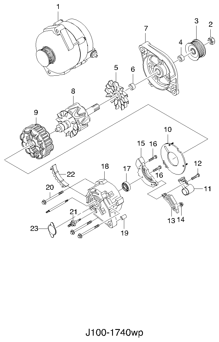 Opel 96258990 - Alternatore www.autoricambit.com