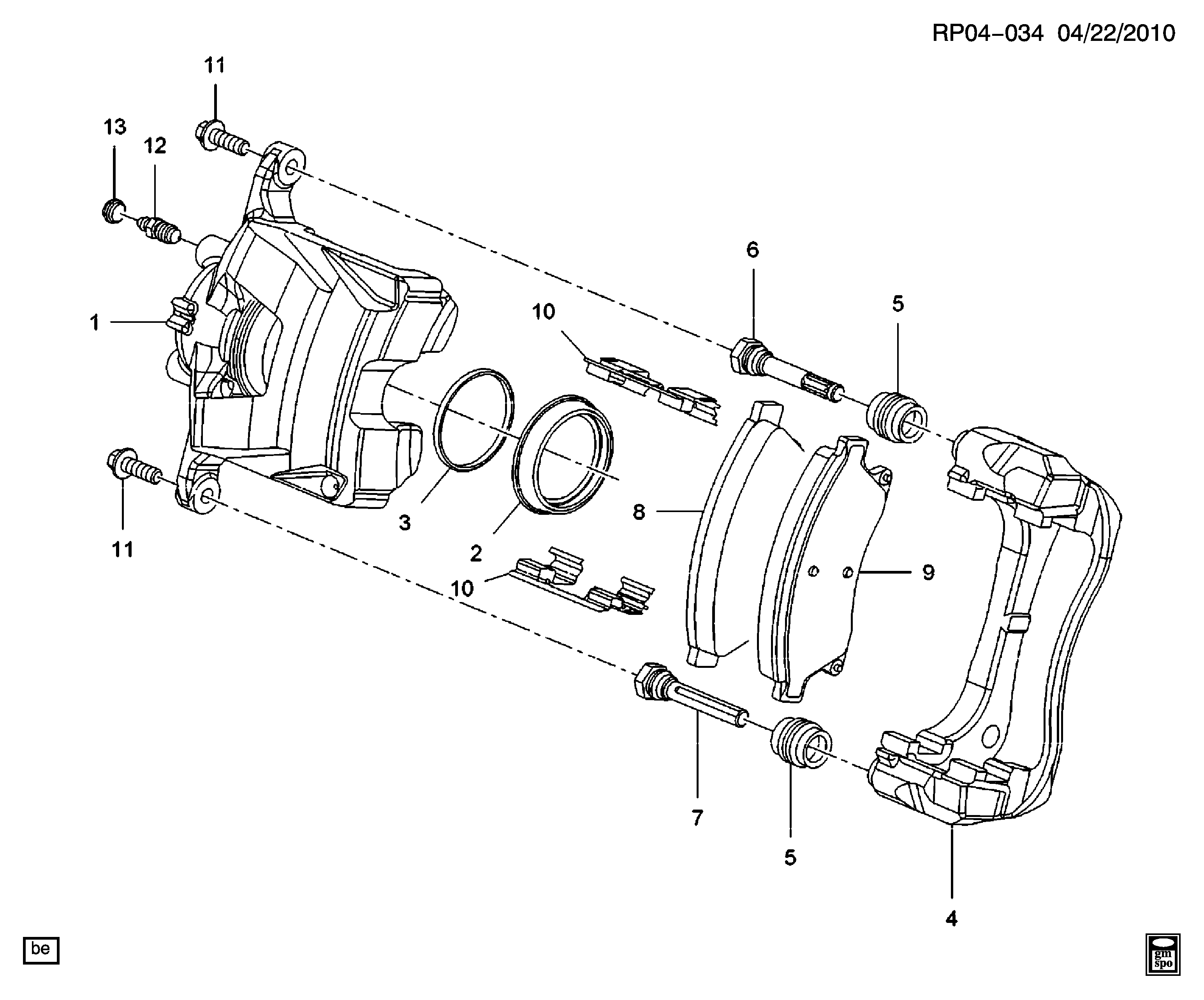 Opel 13301190 - Pinza freno www.autoricambit.com