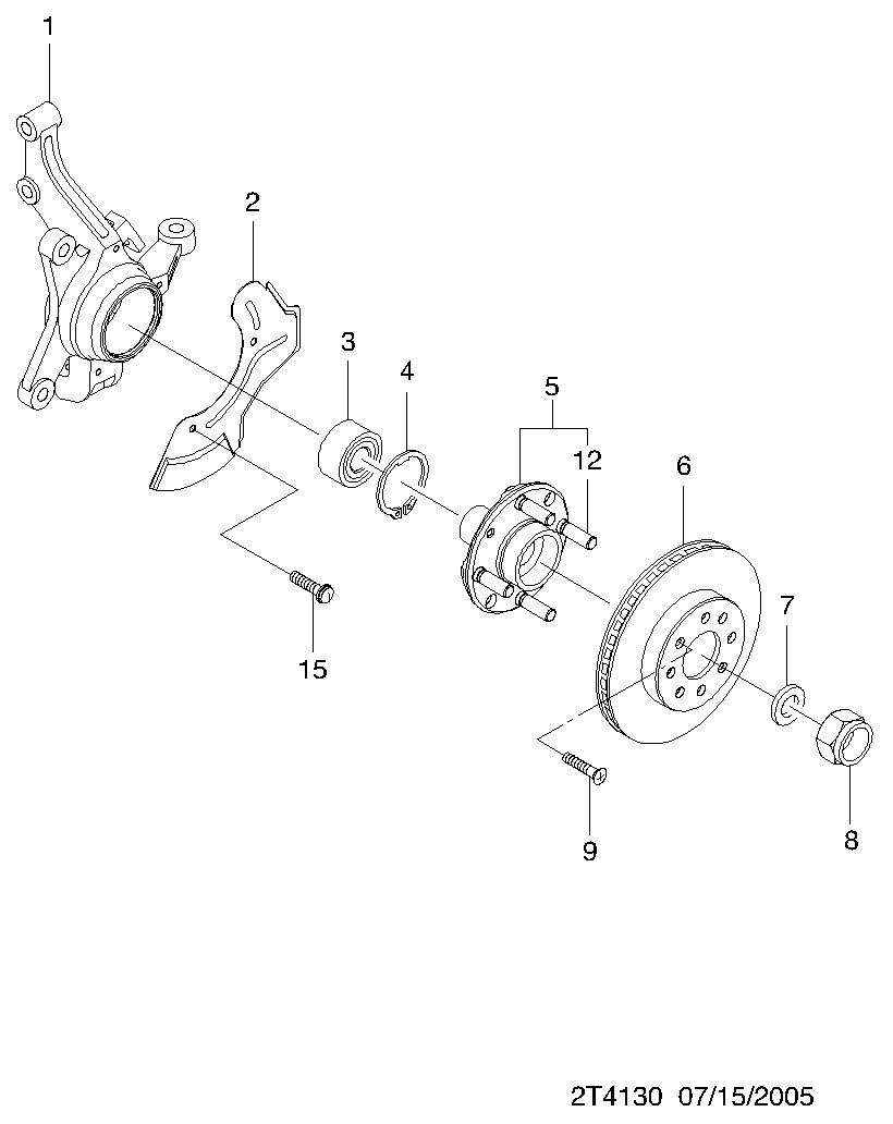 KIA 94535249 - Kit cuscinetto ruota www.autoricambit.com