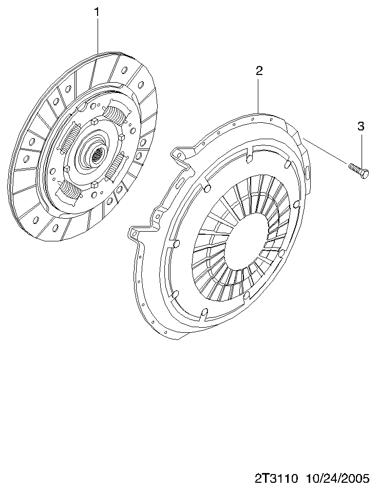 Opel 96 343 030 - Disco frizione www.autoricambit.com