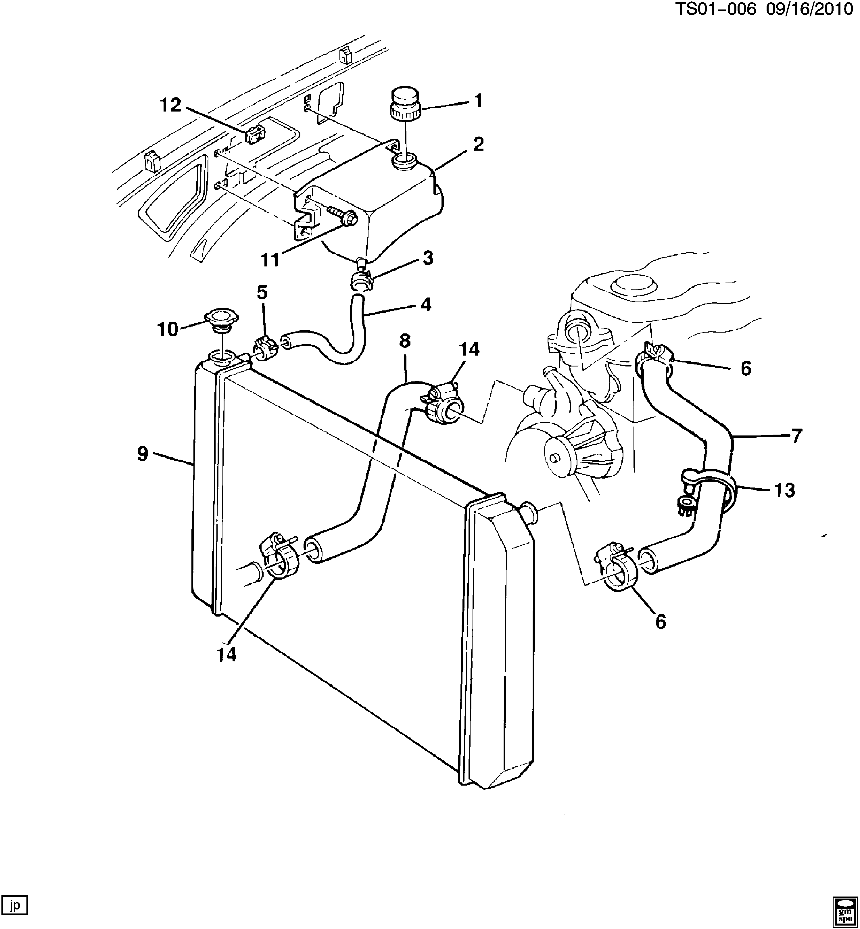 Cadillac 10409635 - Tappo, serbatoio refrigerante www.autoricambit.com