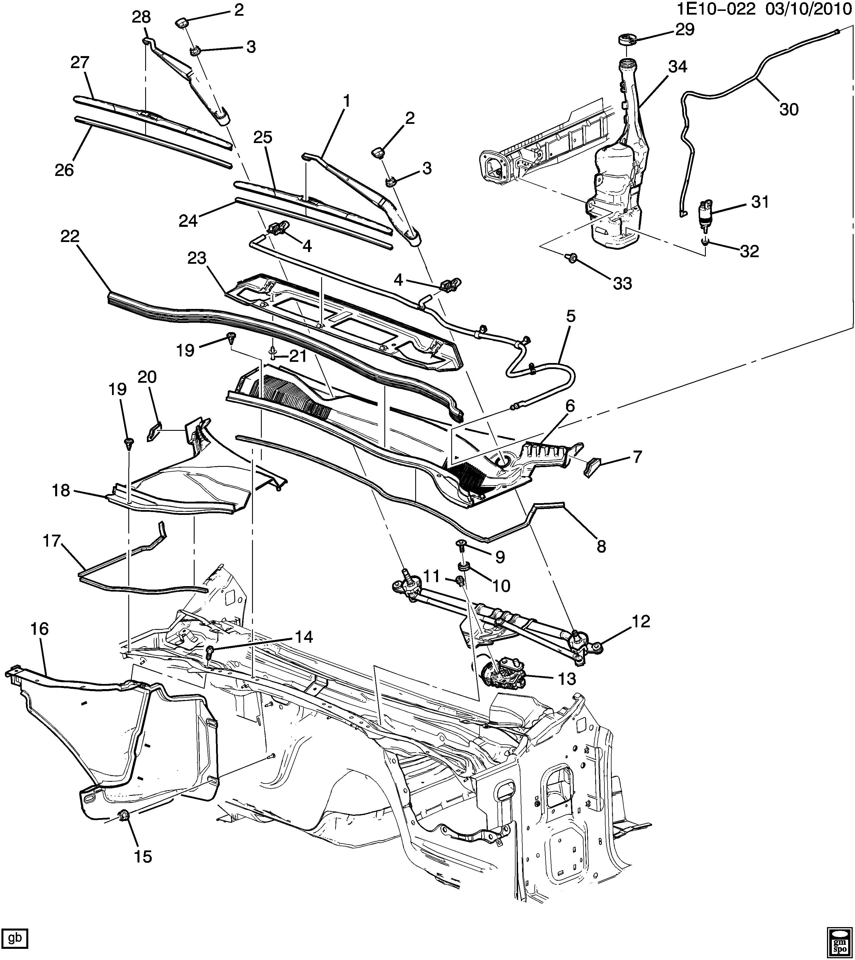 Opel 92212322 - MOTOR KIT,WSW(INCLS 11)(USE T/W MATING CONN 88988646 (W/ LEADS)) www.autoricambit.com