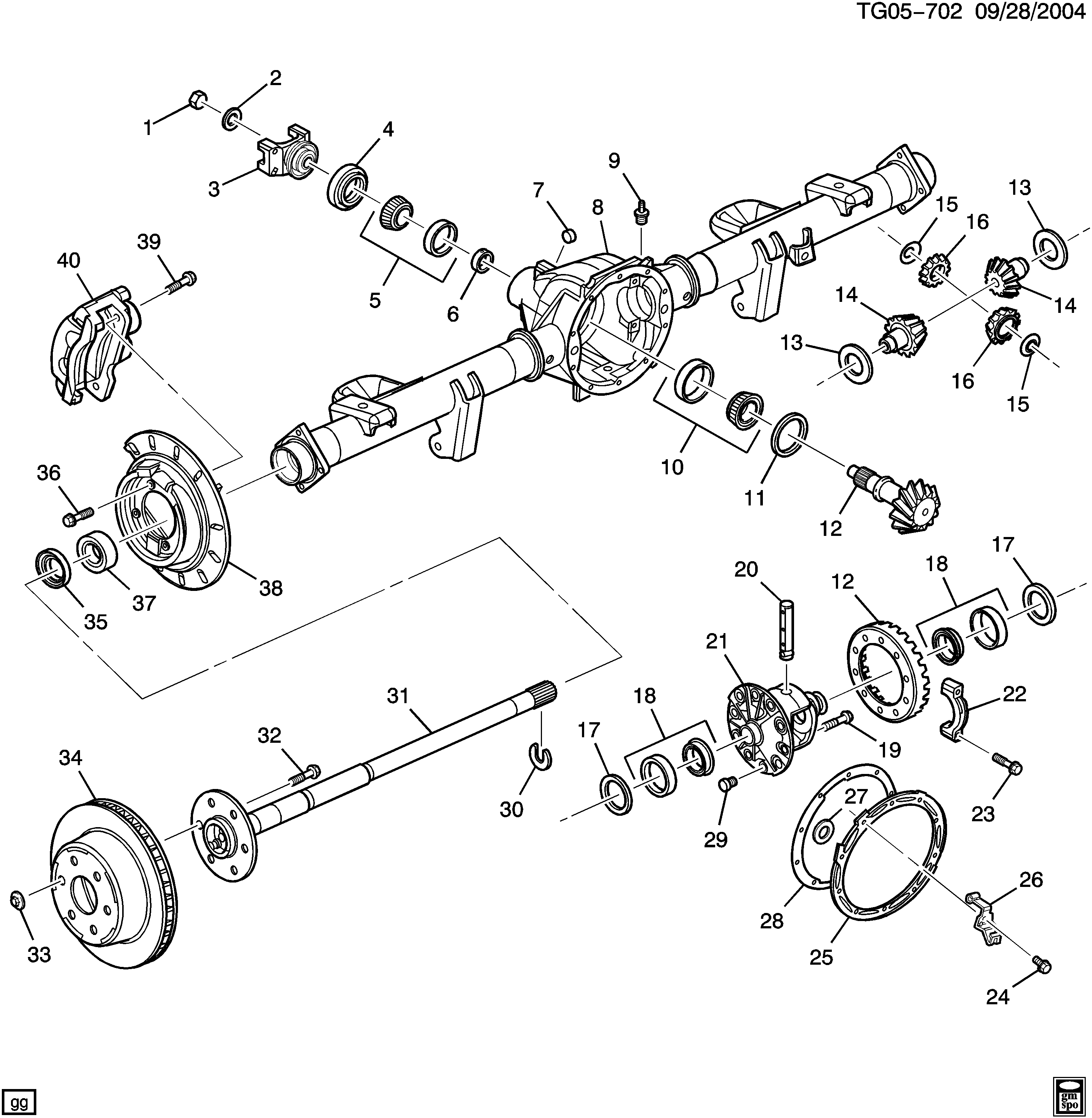 Cadillac 12471686 - SEAL,R/AXL SHF(ACDelco #291-315) www.autoricambit.com