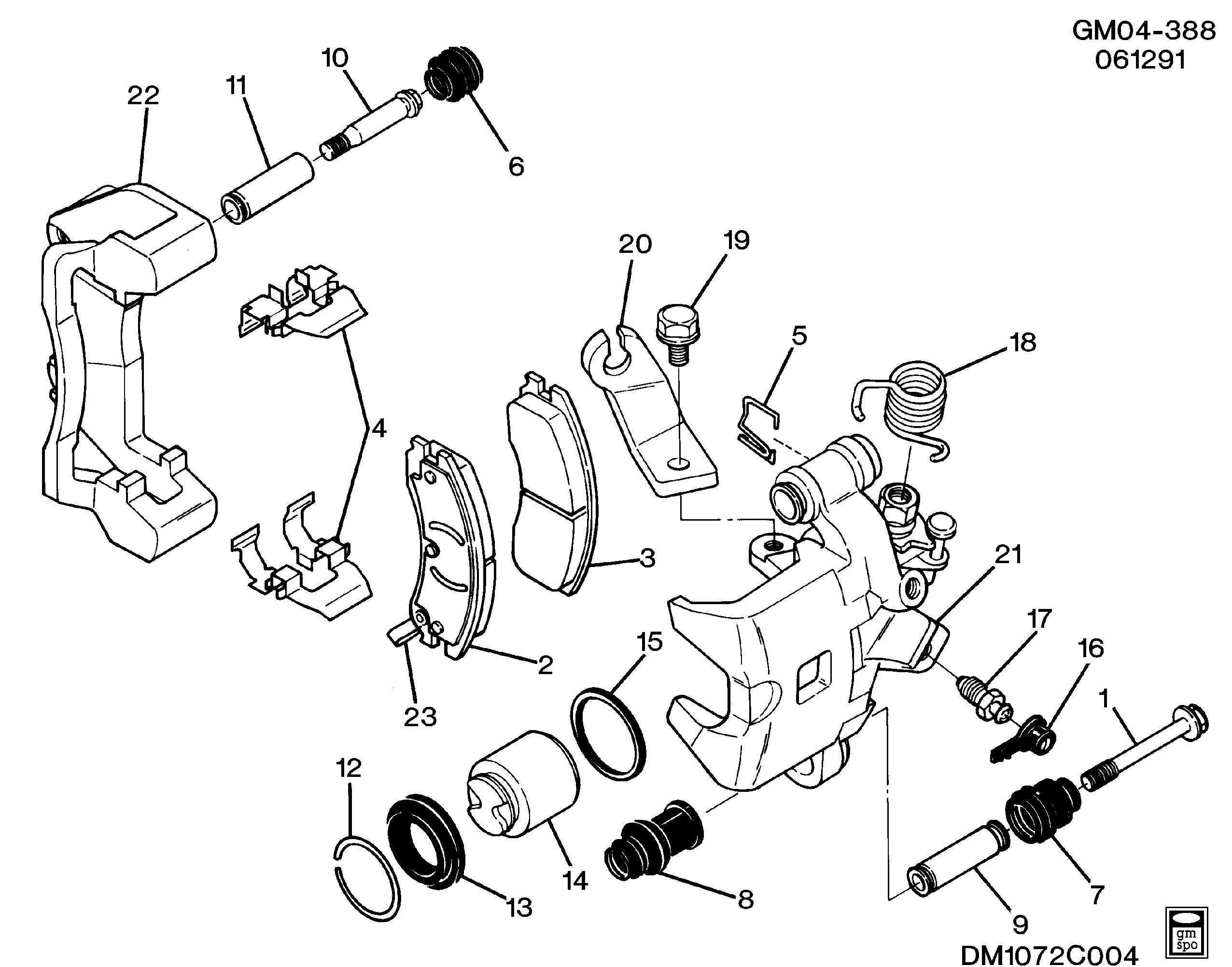 Cadillac 19152665 - Kit pastiglie freno, Freno a disco www.autoricambit.com